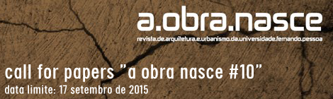 CALL REVISTA A OBRA NASCE #10